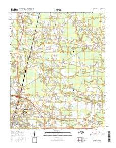 Greenville NE North Carolina Current topographic map, 1:24000 scale, 7.5 X 7.5 Minute, Year 2016