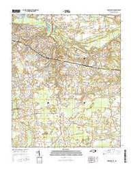 Greenville SE North Carolina Current topographic map, 1:24000 scale, 7.5 X 7.5 Minute, Year 2016
