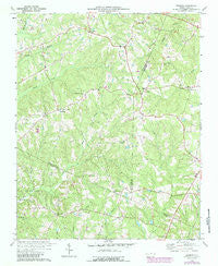 Grissom North Carolina Historical topographic map, 1:24000 scale, 7.5 X 7.5 Minute, Year 1978