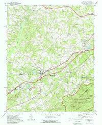 Grover North Carolina Historical topographic map, 1:24000 scale, 7.5 X 7.5 Minute, Year 1971
