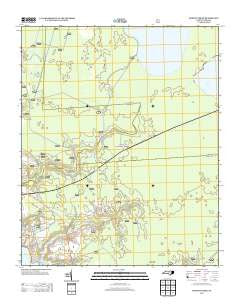 Hadnot Creek North Carolina Historical topographic map, 1:24000 scale, 7.5 X 7.5 Minute, Year 2013