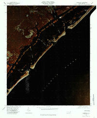 Hampstead North Carolina Historical topographic map, 1:24000 scale, 7.5 X 7.5 Minute, Year 1980