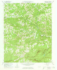 Hanging Rock North Carolina Historical topographic map, 1:24000 scale, 7.5 X 7.5 Minute, Year 1964