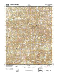 Hanging Rock North Carolina Historical topographic map, 1:24000 scale, 7.5 X 7.5 Minute, Year 2013