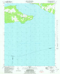 Harvey North Carolina Historical topographic map, 1:24000 scale, 7.5 X 7.5 Minute, Year 1982