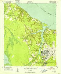 Havelock North Carolina Historical topographic map, 1:24000 scale, 7.5 X 7.5 Minute, Year 1949