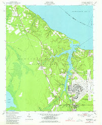 Havelock North Carolina Historical topographic map, 1:24000 scale, 7.5 X 7.5 Minute, Year 1949