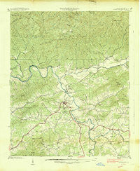 Hayesville North Carolina Historical topographic map, 1:24000 scale, 7.5 X 7.5 Minute, Year 1938