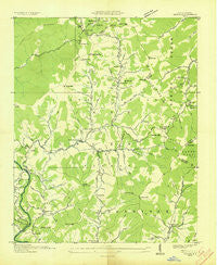 Hepco North Carolina Historical topographic map, 1:24000 scale, 7.5 X 7.5 Minute, Year 1936