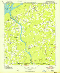 High Rock North Carolina Historical topographic map, 1:24000 scale, 7.5 X 7.5 Minute, Year 1949