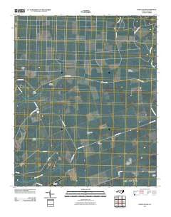 Honey Island North Carolina Historical topographic map, 1:24000 scale, 7.5 X 7.5 Minute, Year 2010