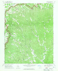 Horse Gap North Carolina Historical topographic map, 1:24000 scale, 7.5 X 7.5 Minute, Year 1968