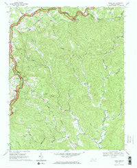 Horse Gap North Carolina Historical topographic map, 1:24000 scale, 7.5 X 7.5 Minute, Year 1968