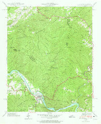 Hot Springs North Carolina Historical topographic map, 1:24000 scale, 7.5 X 7.5 Minute, Year 1940