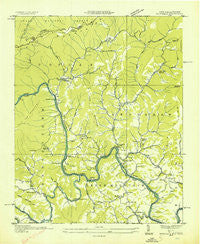 Huntdale North Carolina Historical topographic map, 1:24000 scale, 7.5 X 7.5 Minute, Year 1935