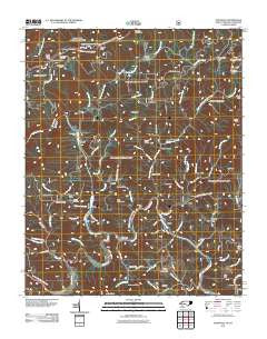Huntdale North Carolina Historical topographic map, 1:24000 scale, 7.5 X 7.5 Minute, Year 2011