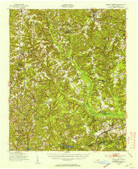 Jackson Springs North Carolina Historical topographic map, 1:62500 scale, 15 X 15 Minute, Year 1949