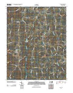 Justice North Carolina Historical topographic map, 1:24000 scale, 7.5 X 7.5 Minute, Year 2010