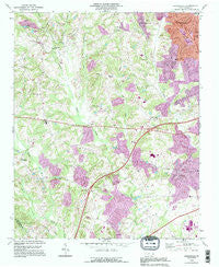 Kannapolis North Carolina Historical topographic map, 1:24000 scale, 7.5 X 7.5 Minute, Year 1993