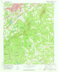 Kings Mountain North Carolina Historical topographic map, 1:24000 scale, 7.5 X 7.5 Minute, Year 1971