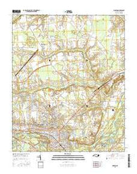 Kinston North Carolina Current topographic map, 1:24000 scale, 7.5 X 7.5 Minute, Year 2016