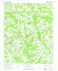 Knightdale North Carolina Historical topographic map, 1:24000 scale, 7.5 X 7.5 Minute, Year 1967