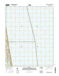 Knotts Island OE E North Carolina Current topographic map, 1:24000 scale, 7.5 X 7.5 Minute, Year 2016