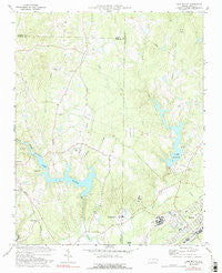 Lake Michie North Carolina Historical topographic map, 1:24000 scale, 7.5 X 7.5 Minute, Year 1977