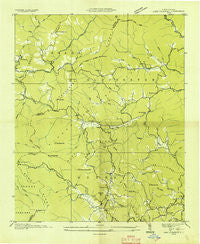 Lake Toxaway North Carolina Historical topographic map, 1:24000 scale, 7.5 X 7.5 Minute, Year 1935