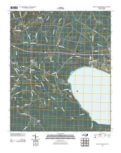 Lake Waccamaw West North Carolina Historical topographic map, 1:24000 scale, 7.5 X 7.5 Minute, Year 2010