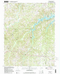 Leasburg North Carolina Historical topographic map, 1:24000 scale, 7.5 X 7.5 Minute, Year 1997