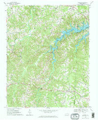 Leasburg North Carolina Historical topographic map, 1:24000 scale, 7.5 X 7.5 Minute, Year 1968