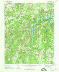 Leasburg North Carolina Historical topographic map, 1:24000 scale, 7.5 X 7.5 Minute, Year 1968