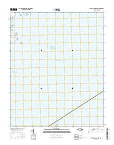 Little Fishing Point North Carolina Current topographic map, 1:24000 scale, 7.5 X 7.5 Minute, Year 2016