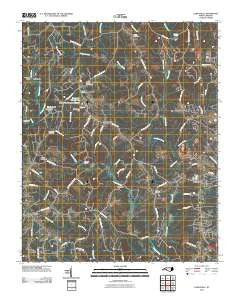 Lowesville North Carolina Historical topographic map, 1:24000 scale, 7.5 X 7.5 Minute, Year 2010