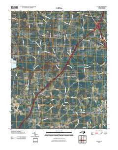 Lucama North Carolina Historical topographic map, 1:24000 scale, 7.5 X 7.5 Minute, Year 2010