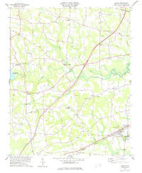 Lucama North Carolina Historical topographic map, 1:24000 scale, 7.5 X 7.5 Minute, Year 1978