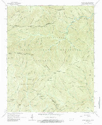 Luftee Knob North Carolina Historical topographic map, 1:24000 scale, 7.5 X 7.5 Minute, Year 1964