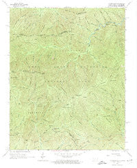 Luftee Knob North Carolina Historical topographic map, 1:24000 scale, 7.5 X 7.5 Minute, Year 1964
