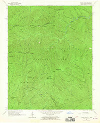 Luftee Knob North Carolina Historical topographic map, 1:24000 scale, 7.5 X 7.5 Minute, Year 1964