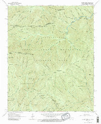Luftee Knob North Carolina Historical topographic map, 1:24000 scale, 7.5 X 7.5 Minute, Year 1964