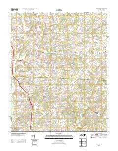 Maiden North Carolina Historical topographic map, 1:24000 scale, 7.5 X 7.5 Minute, Year 2013