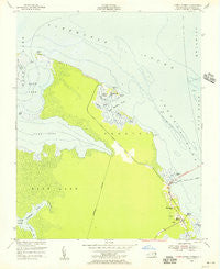 Manns Harbor North Carolina Historical topographic map, 1:24000 scale, 7.5 X 7.5 Minute, Year 1953