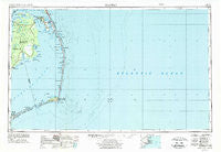 Manteo North Carolina Historical topographic map, 1:250000 scale, 1 X 2 Degree, Year 1957