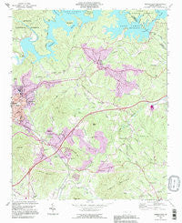 Marion East North Carolina Historical topographic map, 1:24000 scale, 7.5 X 7.5 Minute, Year 1993