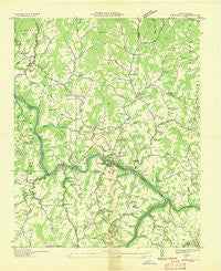 Marshall North Carolina Historical topographic map, 1:24000 scale, 7.5 X 7.5 Minute, Year 1936