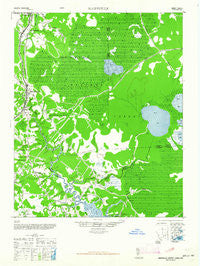 Maysville North Carolina Historical topographic map, 1:62500 scale, 15 X 15 Minute, Year 1948