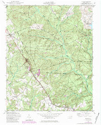 Mc Cain North Carolina Historical topographic map, 1:24000 scale, 7.5 X 7.5 Minute, Year 1948
