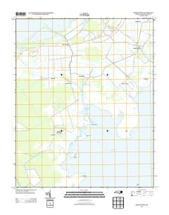 Middletown North Carolina Historical topographic map, 1:24000 scale, 7.5 X 7.5 Minute, Year 2013