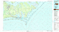 Morehead City North Carolina Historical topographic map, 1:100000 scale, 30 X 60 Minute, Year 1990